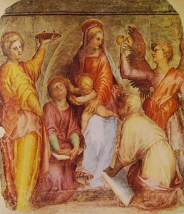 Sacra conversazione, cm. 223 x 196, SS. Annunziata di Firenze